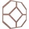 Ekena Millwork 66 56W x 66 56H x 14T Large Cameron Decorative Fretwork Wood Ceiling Panels, Walnut CELW67X67X0250CAMWA - alternate 6